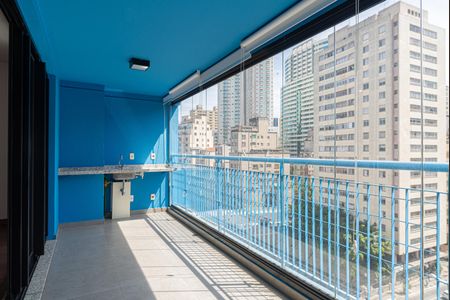 Studio para alugar com 45m², 1 quarto e 1 vagaVaranda