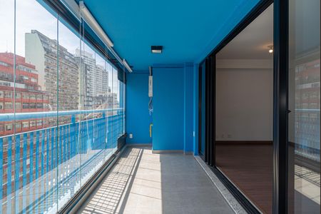 Studio para alugar com 45m², 1 quarto e 1 vagaVaranda