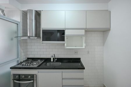 Cozinha de apartamento para alugar com 2 quartos, 52m² em Parque Taboão, Taboão da Serra