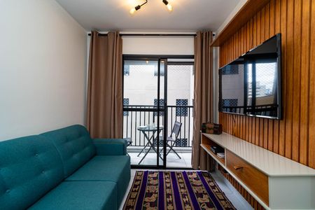 Sala de apartamento para alugar com 1 quarto, 37m² em Centro, São Paulo