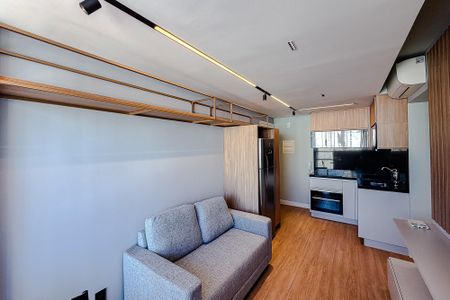 Studio para alugar com 29m², 1 quarto e 1 vaga Studio para alugar com 29m², 1 quarto e 1 vagaSala