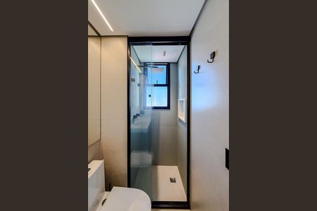 Studio para alugar com 29m², 1 quarto e 1 vaga Studio para alugar com 29m², 1 quarto e 1 vagaBanheiro