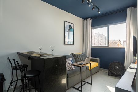 Sala de apartamento para alugar com 1 quarto, 27m² em Bela Vista, São Paulo