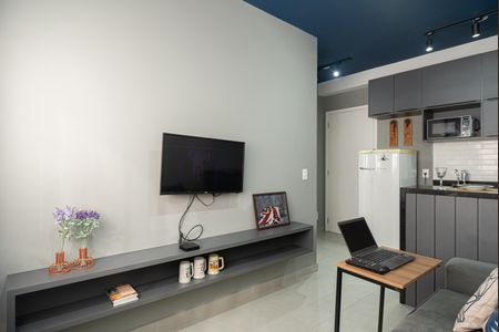 Sala de apartamento para alugar com 1 quarto, 27m² em Bela Vista, São Paulo