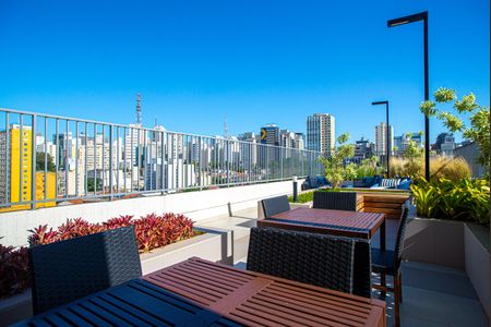 Apartamento para alugar com 27m², 1 quarto e 1 vagaÁrea comum - Área da Churrasqueira