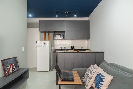 Sala de apartamento para alugar com 1 quarto, 27m² em Bela Vista, São Paulo