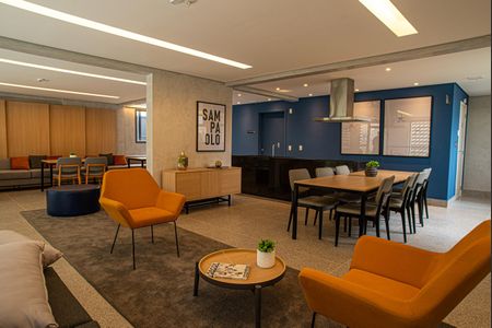 Apartamento para alugar com 27m², 1 quarto e 1 vagaÁrea comum - Salão de festas