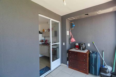 Varanda da Sala de apartamento para alugar com 1 quarto, 32m² em Vila Santa Clara, São Paulo