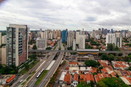Vista do Quarto de apartamento para alugar com 1 quarto, 42m² em Cidade Monções, São Paulo
