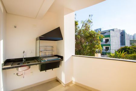 Varanda gourmet de apartamento à venda com 3 quartos, 127m² em Paraíso, Santo André