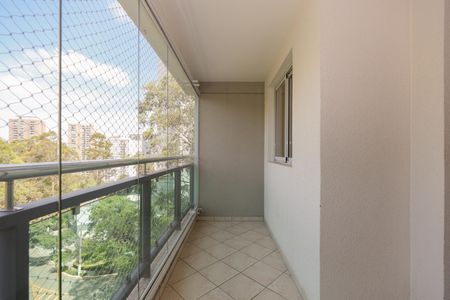 Varanda da Sala de apartamento à venda com 2 quartos, 69m² em Vila Andrade, São Paulo