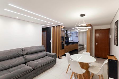 Sala de apartamento à venda com 2 quartos, 60m² em Conjunto California, Belo Horizonte