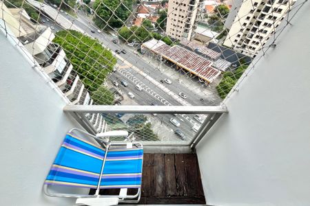 Varanda da Suíte de apartamento à venda com 1 quarto, 152m² em Vila Clementino, São Paulo