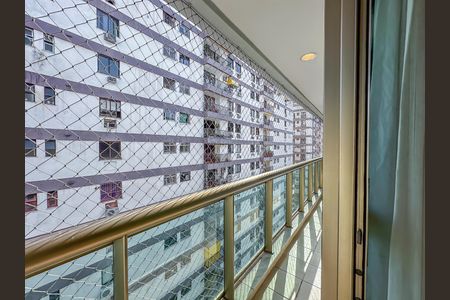 Varanda da Suíte  de apartamento para alugar com 2 quartos, 95m² em Botafogo, Rio de Janeiro