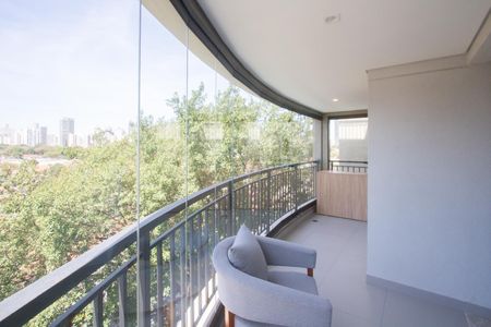 Varanda da Sala de apartamento para alugar com 2 quartos, 70m² em Vila Cordeiro, São Paulo