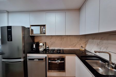 Cozinha de apartamento à venda com 2 quartos, 48m² em Vila Metalúrgica, São Paulo