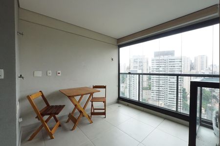 Varanda do Studio de kitnet/studio para alugar com 1 quarto, 33m² em Vila Mariana, São Paulo