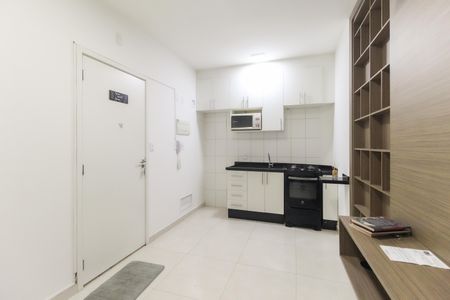 Sala - Cozinha de apartamento para alugar com 1 quarto, 30m² em Vila Campanela, São Paulo