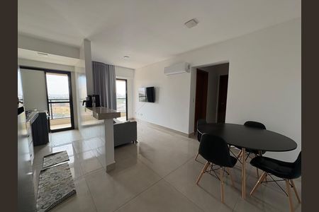 Sala 1 de apartamento para alugar com 2 quartos, 72m² em Parque Amazônia, Goiânia