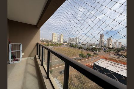 Varanda da Sala 1 de apartamento para alugar com 2 quartos, 72m² em Parque Amazônia, Goiânia