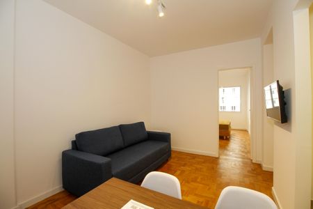 Sala de Estar e Jantar de apartamento para alugar com 2 quartos, 47m² em Jardim Paulista, São Paulo
