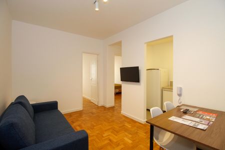 Sala de Estar e Jantar de apartamento para alugar com 2 quartos, 47m² em Jardim Paulista, São Paulo