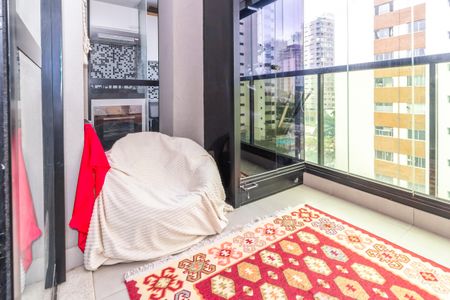 Apartamento à venda com 48m², 1 quarto e 1 vagaVaranda