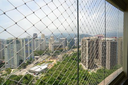 Varanda da Sala de apartamento para alugar com 4 quartos, 198m² em Barra da Tijuca, Rio de Janeiro