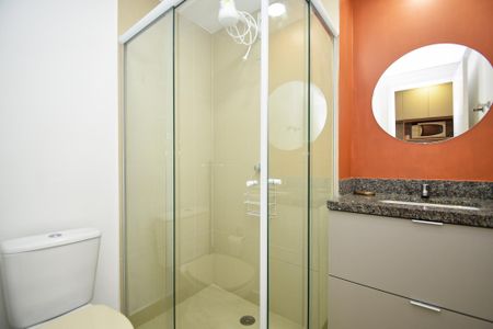 Studio para alugar com 25m², 1 quarto e sem vaga Studio para alugar com 25m², 1 quarto e sem vagaBanheiro