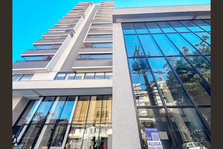 Studio para alugar com 25m², 1 quarto e sem vaga Studio para alugar com 25m², 1 quarto e sem vagaPlaca