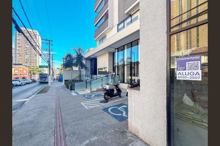 Studio para alugar com 25m², 1 quarto e sem vaga Studio para alugar com 25m², 1 quarto e sem vagaPlaca
