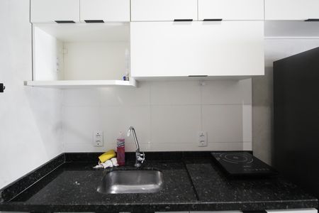 Cozinha de kitnet/studio à venda com 1 quarto, 27m² em Vila Olímpia, São Paulo