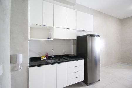 Cozinha de kitnet/studio à venda com 1 quarto, 27m² em Vila Olímpia, São Paulo