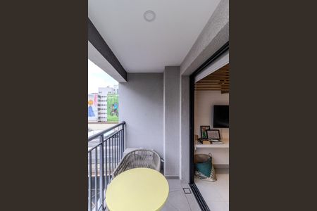 Varanda de kitnet/studio para alugar com 1 quarto, 23m² em Vila Buarque, São Paulo