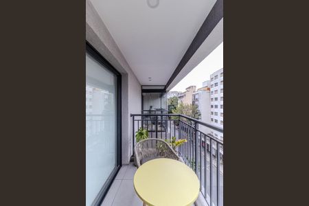 Studio para alugar com 23m², 1 quarto e sem vagaVaranda