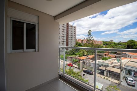Varanda da Sala  de apartamento para alugar com 1 quarto, 33m² em Jardim Faculdade, Sorocaba