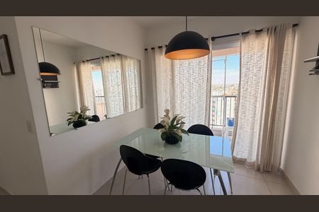 Sala de Jantar de apartamento para alugar com 2 quartos, 67m² em Vila Rosa, Goiânia