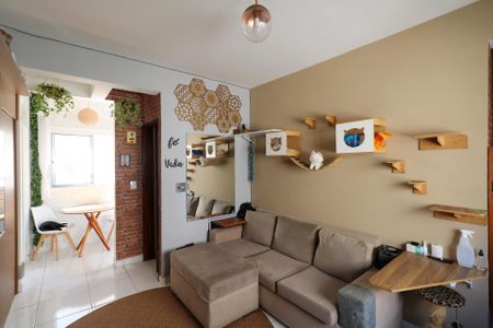 Sala de apartamento à venda com 2 quartos, 73m² em Nova Gerti, São Caetano do Sul