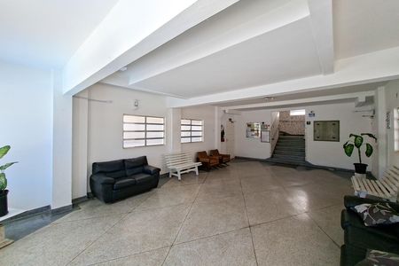 Hall de Entrada de apartamento para alugar com 2 quartos, 50m² em Canto do Forte, Praia Grande
