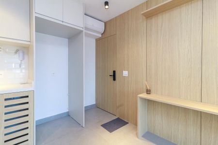 Sala de apartamento à venda com 1 quarto, 43m² em Santo Amaro, São Paulo