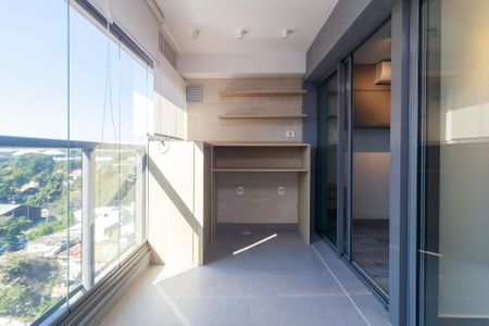 Sala - Varanda de apartamento à venda com 1 quarto, 43m² em Santo Amaro, São Paulo