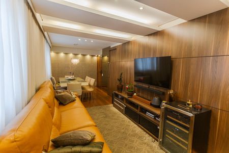 Sala de apartamento à venda com 3 quartos, 95m² em Sion, Belo Horizonte