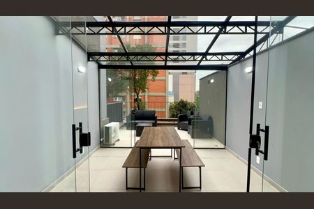 Studio à venda com 60m², 1 quarto e 1 vagaVaranda