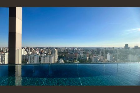 Studio à venda com 60m², 1 quarto e 1 vagaPiscina