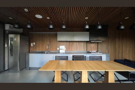 Studio à venda com 60m², 1 quarto e 1 vagaÁrea gourmet