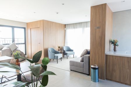 Apartamento para alugar com 27m², 1 quarto e sem vagaÁrea comum - Salão de festas