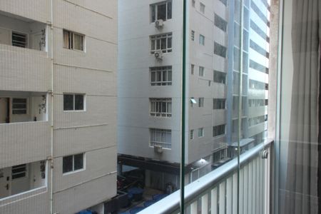 Varanda da Sala de apartamento para alugar com 1 quarto, 75m² em Gonzaga, Santos