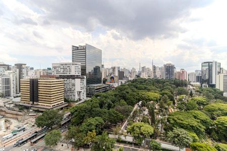 Vista da Sala de apartamento para alugar com 2 quartos, 63m² em Consolação, São Paulo