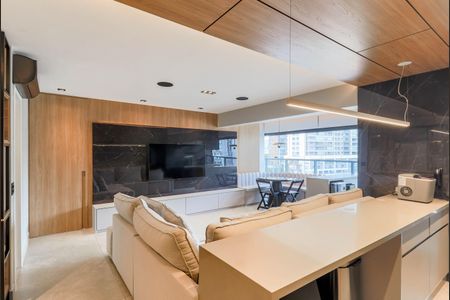 Sala de apartamento à venda com 2 quartos, 86m² em Jardim das Acácias, São Paulo