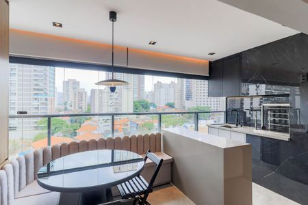 Varanda da Sala de apartamento à venda com 2 quartos, 86m² em Jardim das Acácias, São Paulo